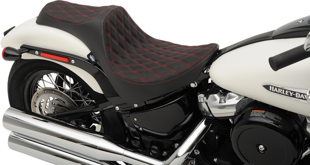 Predator III Seat - Double Diamond - Red Stitching - FL/FX '18-'22