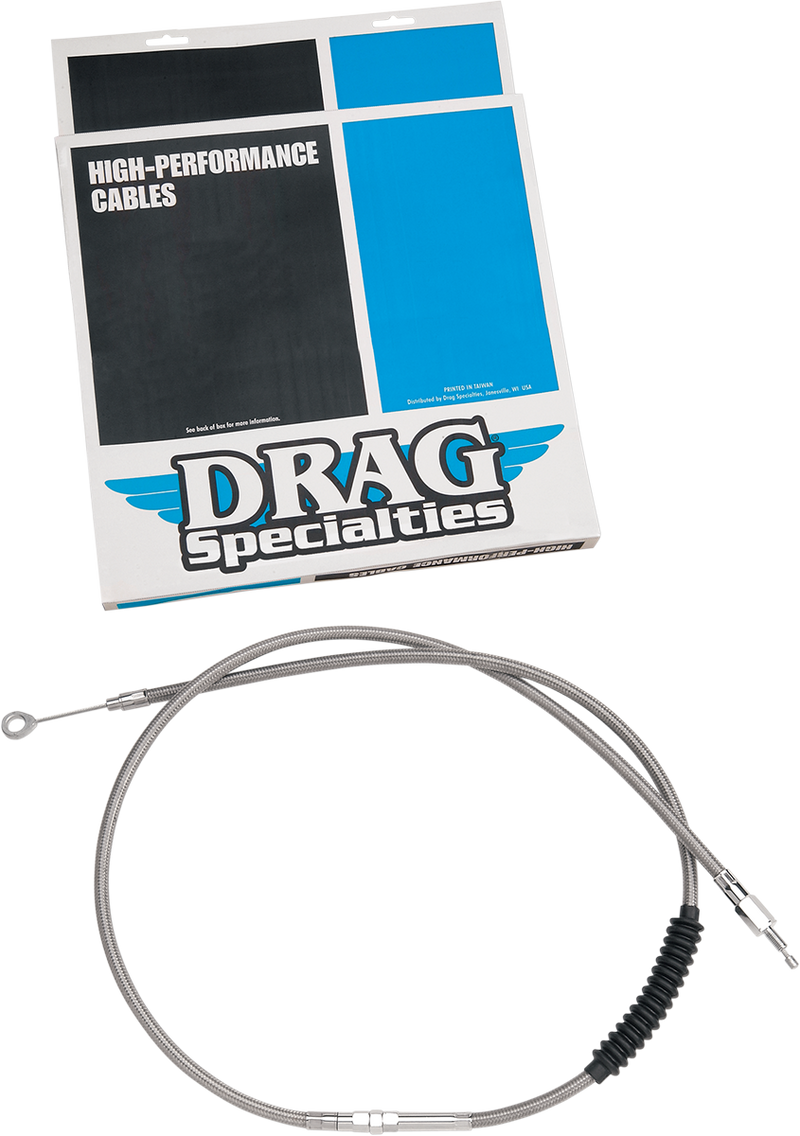 High-Efficiency Braided Stainless Steel Clutch Cable - 62-11/16"