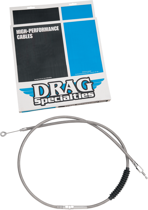 High-Efficiency Braided Stainless Steel Clutch Cable - 62-11/16"