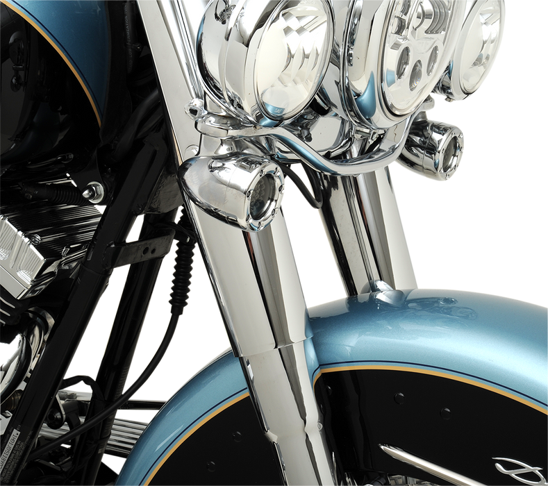 Fork Slider Covers - Stock Length - Chrome - Smooth
