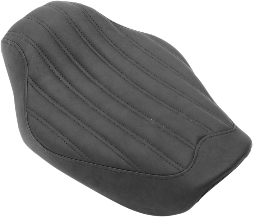 Knuckle Solo Seat - Ribbed - Black - FXD '04-'05