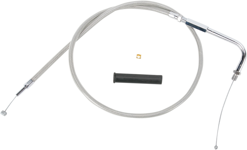 Stainless Braided Throttle Cable - 36-1/2"