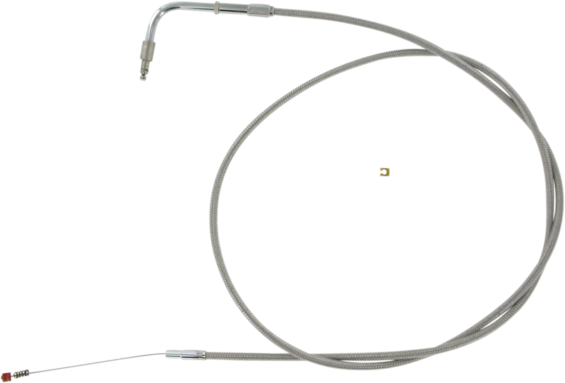 Stainless Steel Idle Cable - +6" - '96-'01 Touring