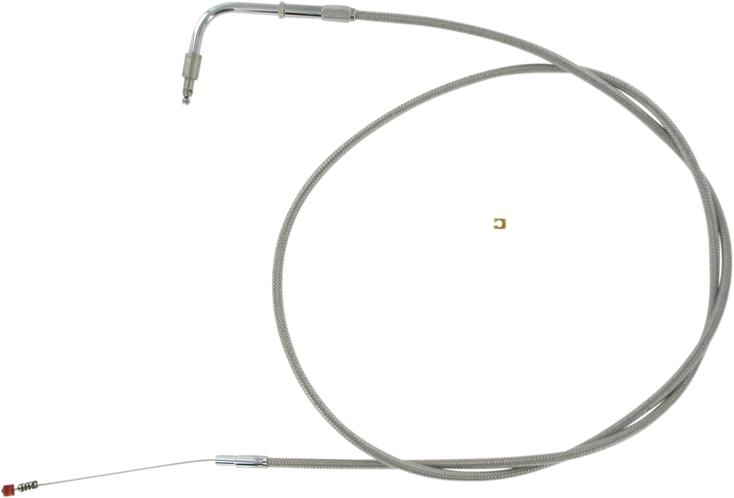 Stainless Steel Idle Cable - +6" - '96-'01 Touring