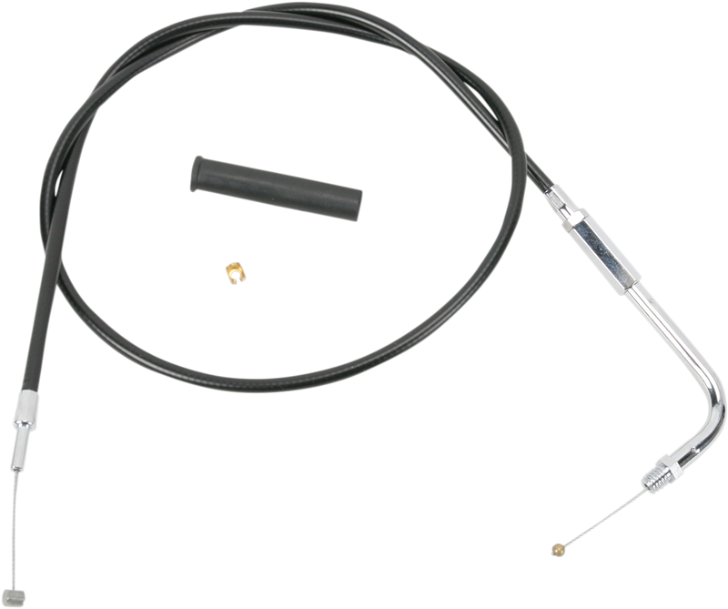 Black Vinyl Throttle Cable - 33-3/4"