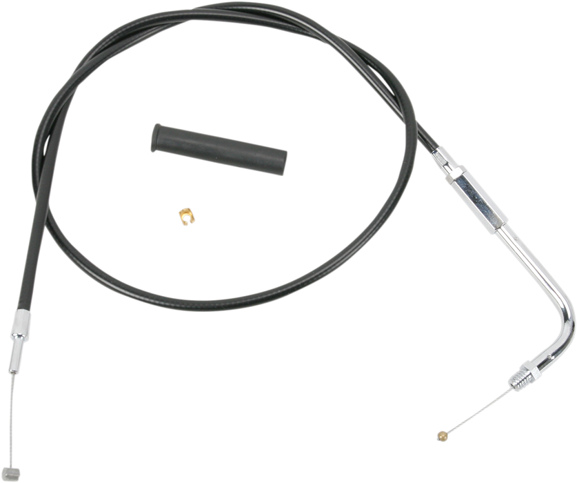 Black Vinyl Throttle Cable - 38"