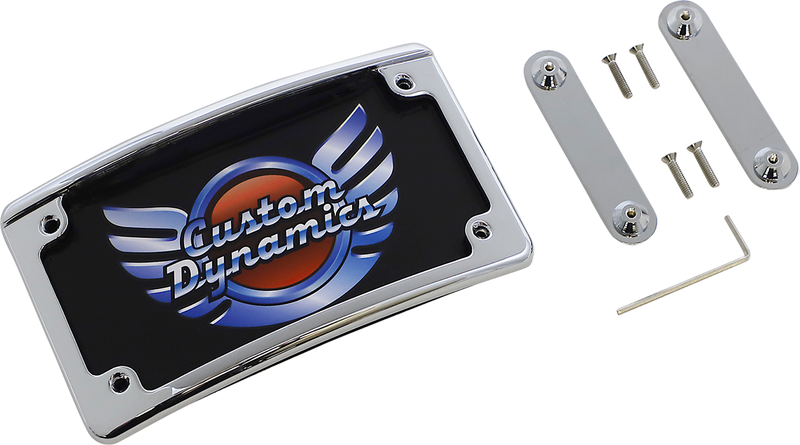License Plate Frame - LED - Chrome