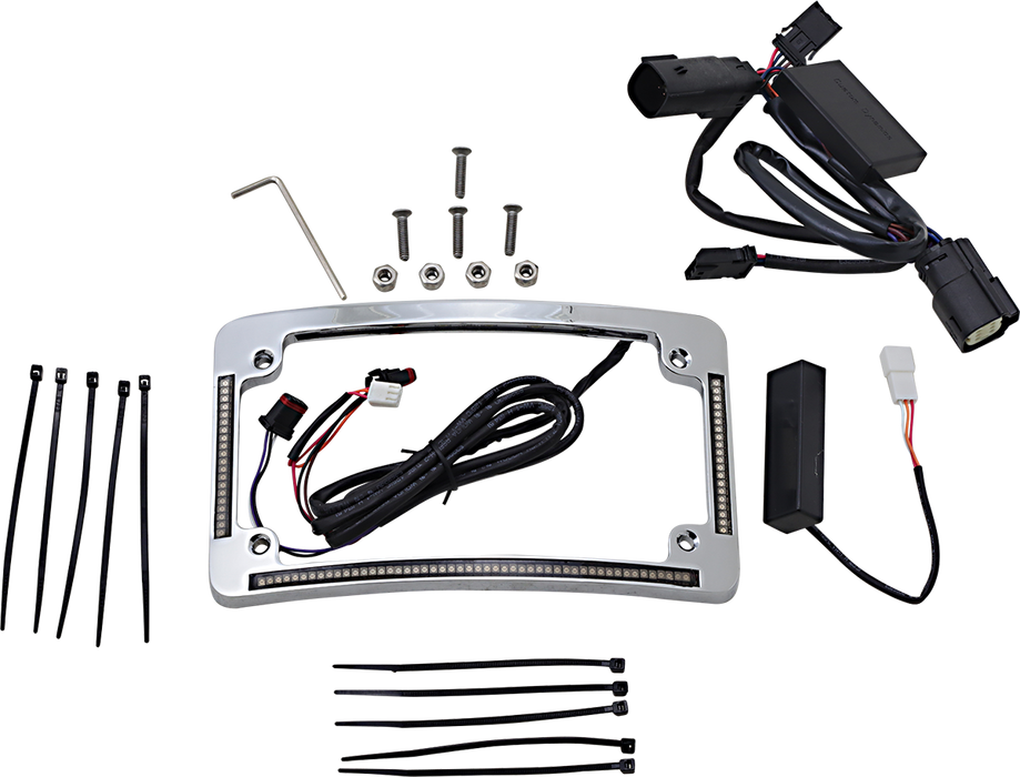 Radius License Plate Frame - Chrome
