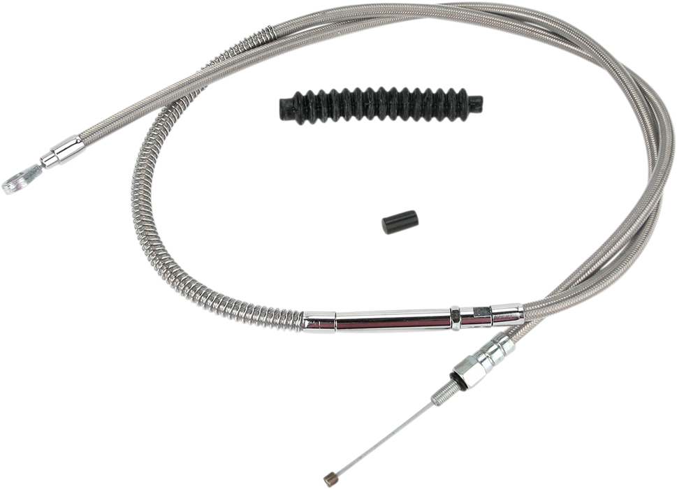 High-Efficiency Stainless Steel Clutch Cable for Harley-Davidson - +8" - '18-'23 Softail