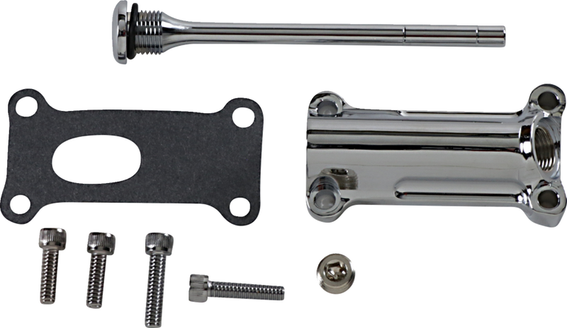 Engine Oil Spout Kit - Chrome - 99'-01' Touring