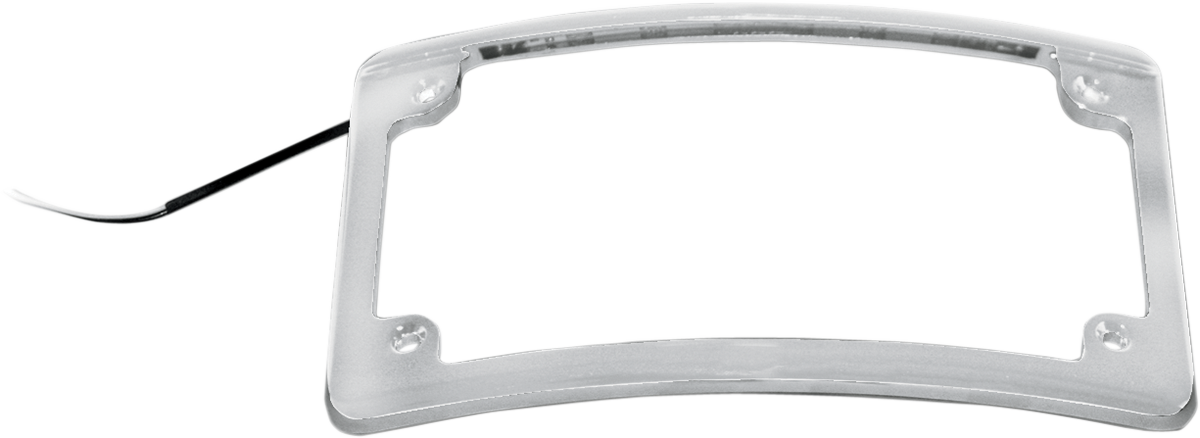 LED License Plate Frame - Chrome
