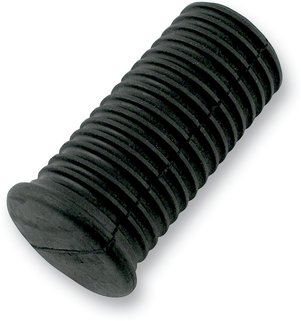 Rubber Footrest Cover - Black - XL