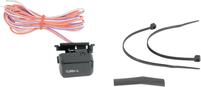 Handlebar Switch Kit - Left-Side - Turn Signal - Black