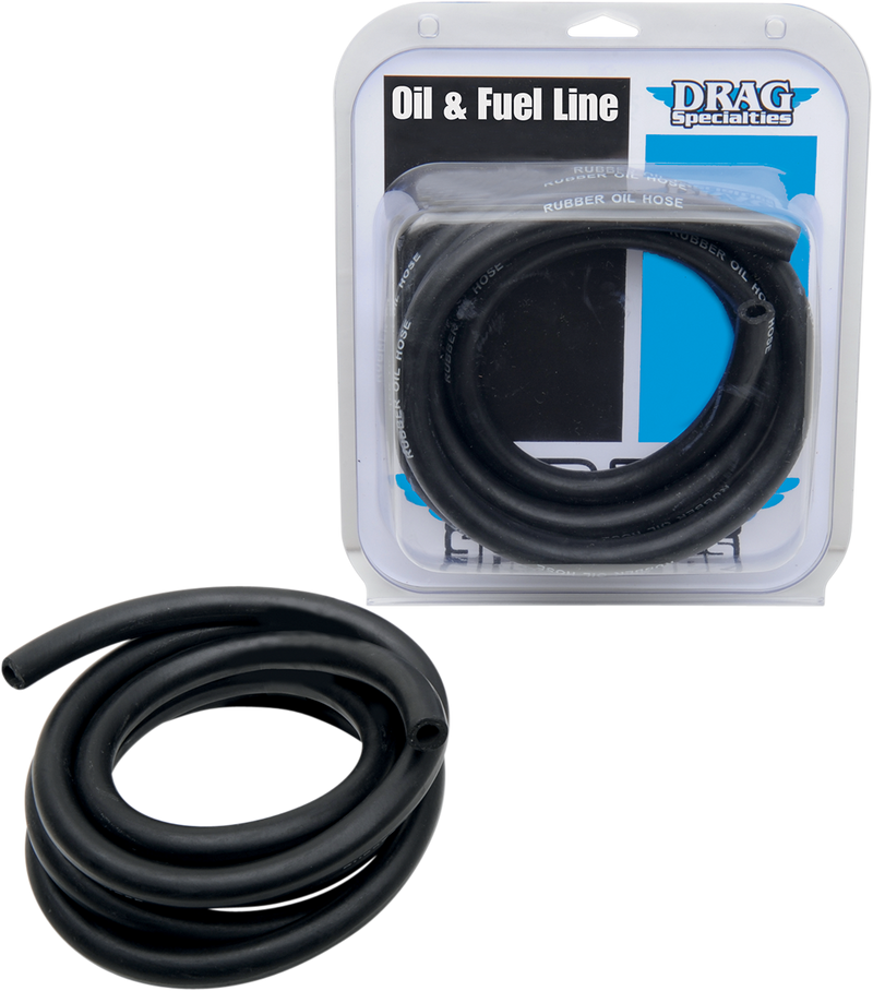 Fuel/Oil Line - Black - 3/8" - 8'