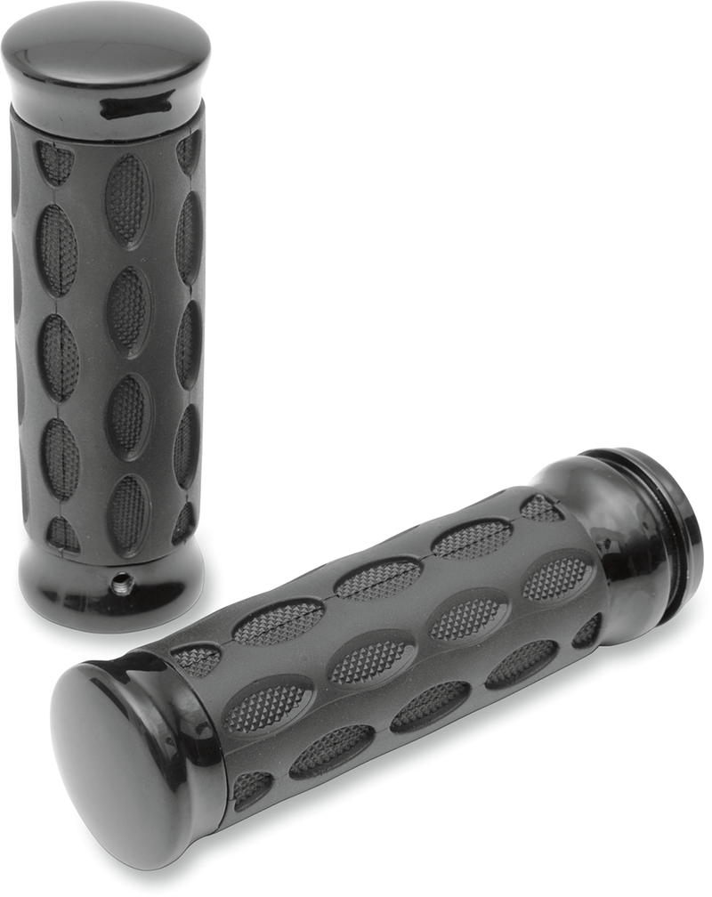 Custom Rubber Grips - Hotop - Black/Rubber