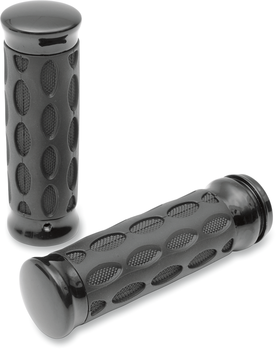 Custom Rubber Grips - Hotop - Black/Rubber