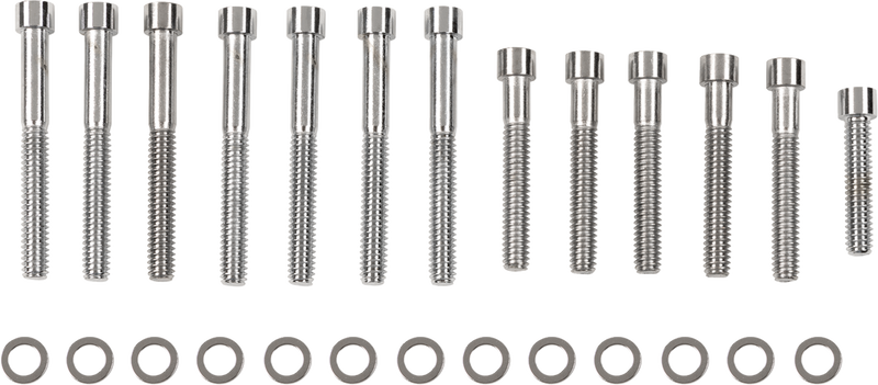 Bolt Kit - Cam Cover - Smooth - Chrome - '04-'21 Sportster