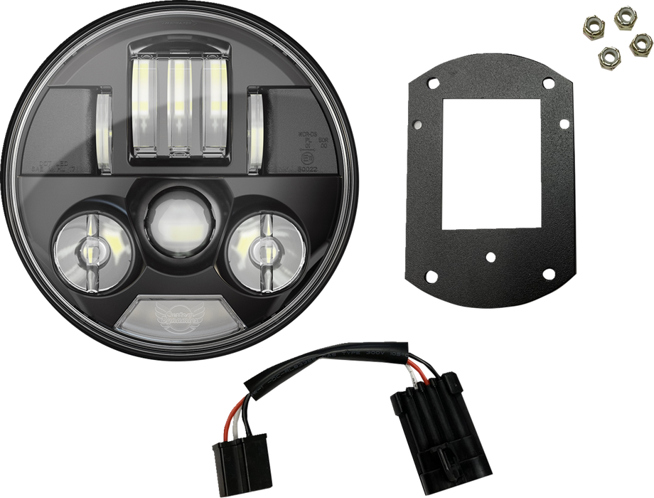 ProBEAM® Headlight Kit - 5-3/4" - Black - FXLRST/FXRST
