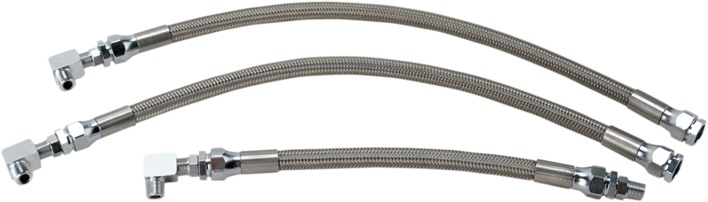 Oil Line Kit - Stainless Steel - Dyna