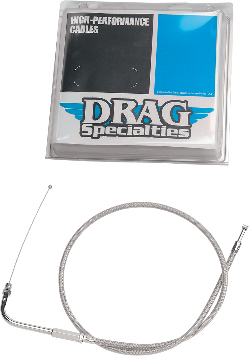 Stainless Braided Idle Cable - 32-1/2"
