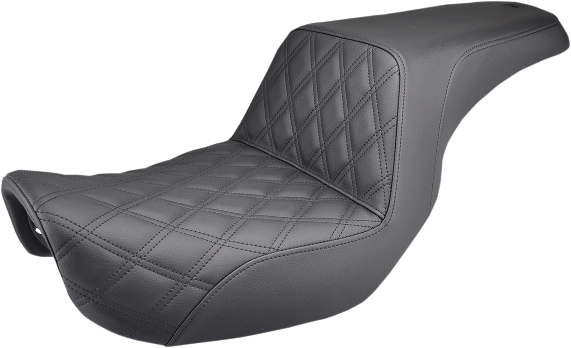 tama-crown SADDLEMEN SDC シート Saddlemen Step Up Seat Black (Front Diamond) — Ramjet Racing