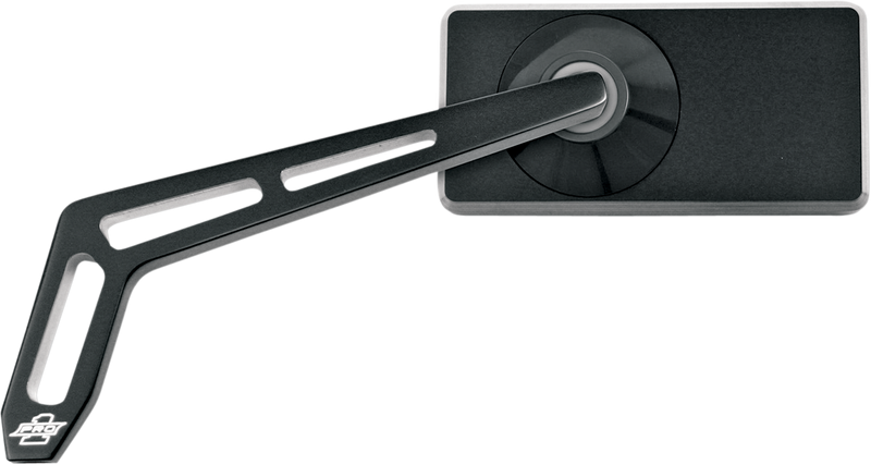 Mirror - Weekend Warrior - Side View - 2 Tone/Cut-Out - Rectangle - Black - Left