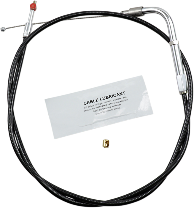 Black Vinyl Throttle Cable - 34" Length