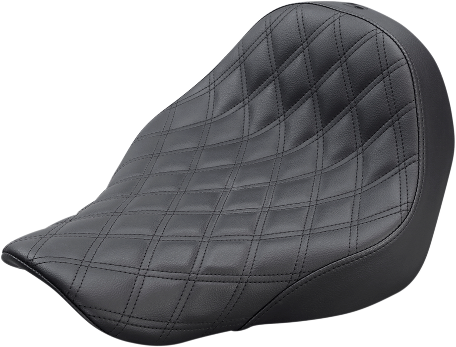 Renegade Solo Seat - Lattice Stitched - Black - FL/FX '18-'24