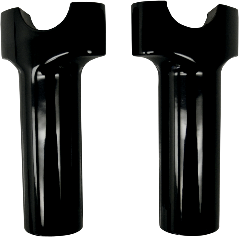Buffalo Billet Aluminum Handlebar Risers - 4" - Black