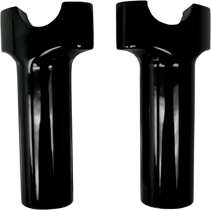 Buffalo Billet Aluminum Handlebar Risers - 4" - Black