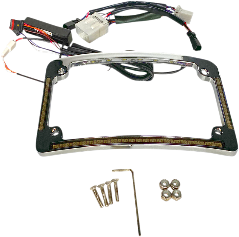 Radius License Plate Frame - Chrome