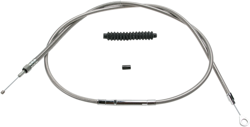 High-Efficiency Stainless Steel Clutch Cable for Harley-Davidson - +6" - Dyna/Softail