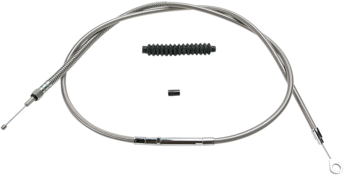 High-Efficiency Stainless Steel Clutch Cable for Harley-Davidson - +6" - Dyna/Softail