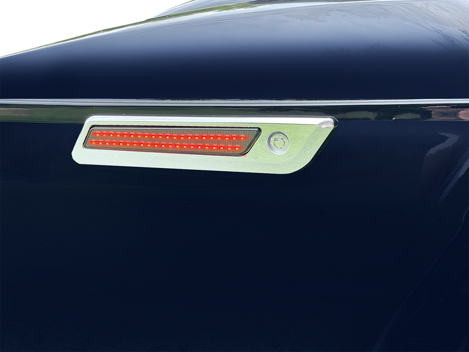 Latch Light - Saddlebag - Dual Color - Smoke - Chrome