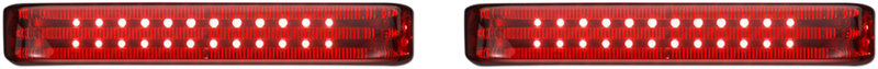 Saddlebag LED Lights - Sequential - Black/Red
