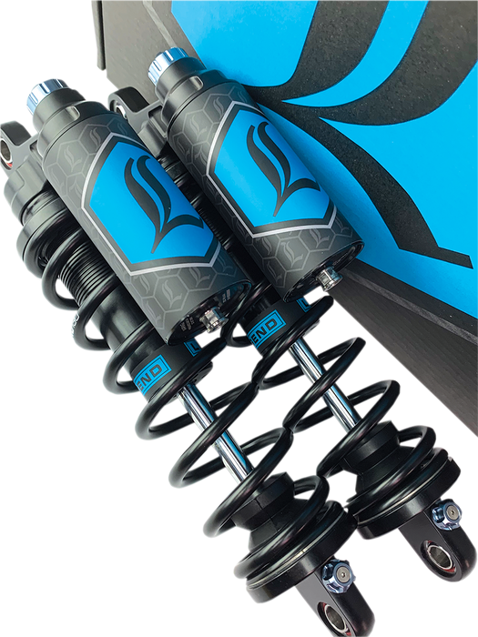 REVO ARC Piggyback Shocks - 14" - Heavy Duty - Black - '04-'22 Sportster