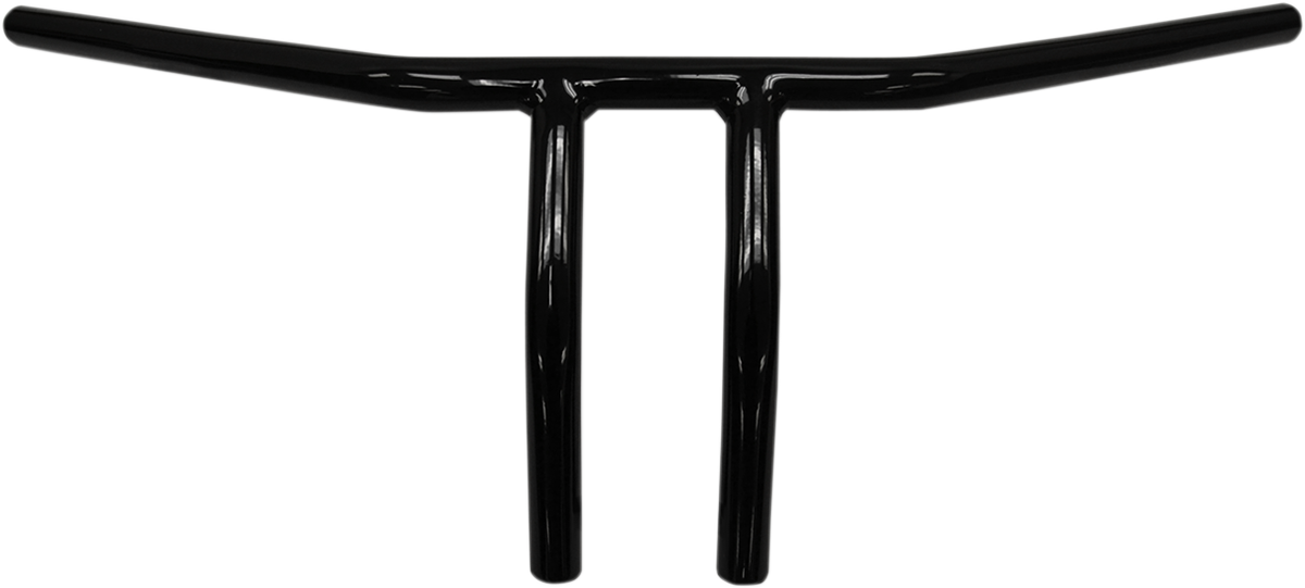 1" T-Bar - Dimpled - Straight - 10" - Black