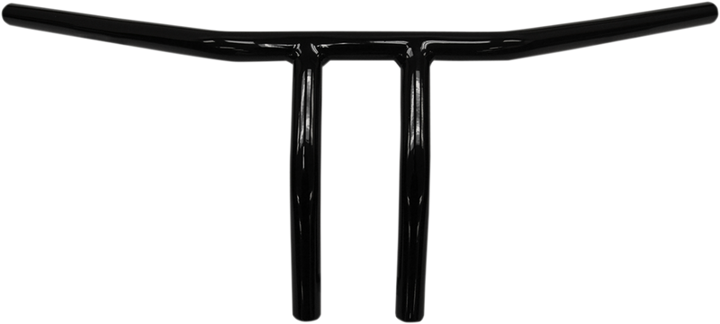 1" T-Bar - Dimpled - Curved - 8" - Chrome