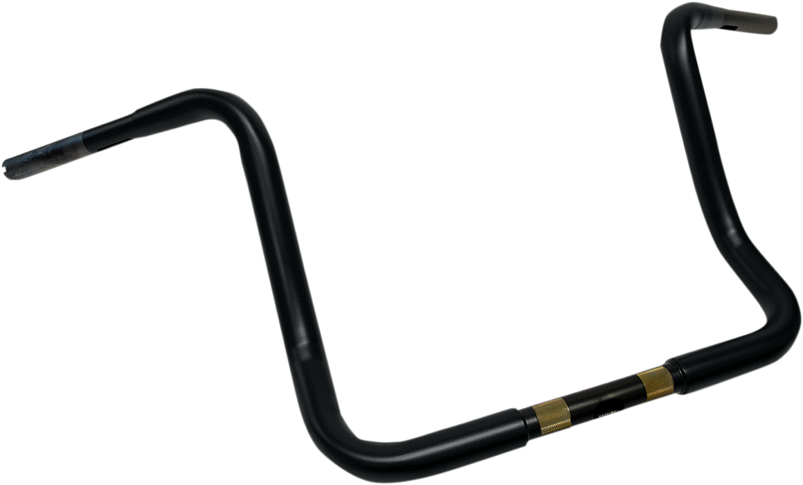 1-1/4" Buffalo Touring Handlebar - 13" - TBW - Flat Black