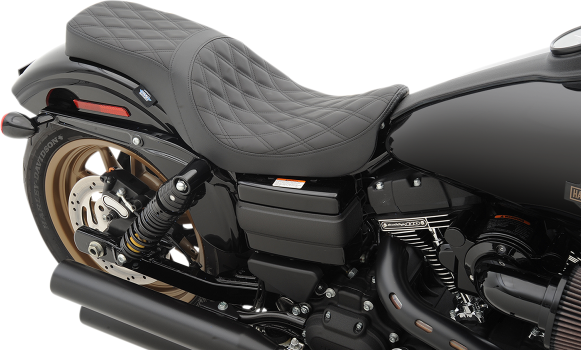 Predator 2-Up Seat - Double Diamond - Black - FX/FL '06-'17