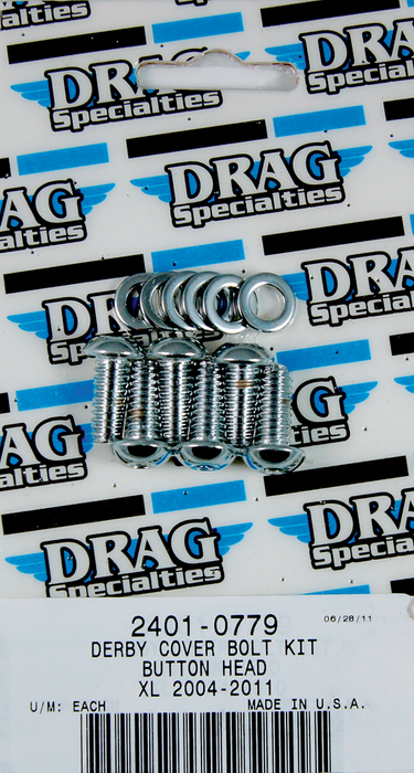 Bolt Kit - Derby Cover - Smooth/Button-Head/Torx - Sportster