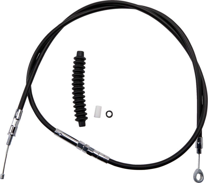 High-Efficiency Black Vinyl Clutch Cable - 62-11/16"