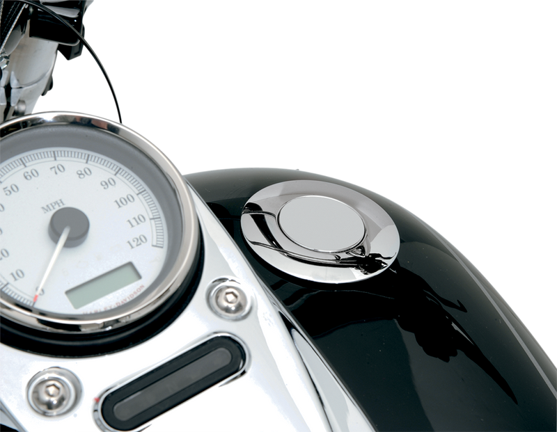Gas Cap - Large - Vented - Pop-Up - Chrome