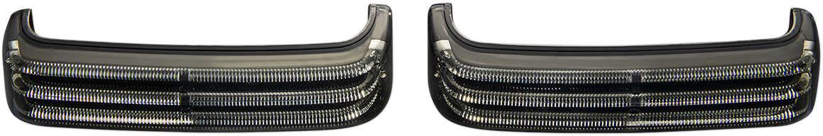 Saddlebag LED Lights - Sequential - Black/Smoke