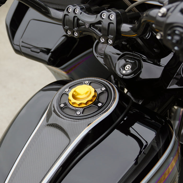 12-Point Gas Caps for 2024-up Touring, Gold