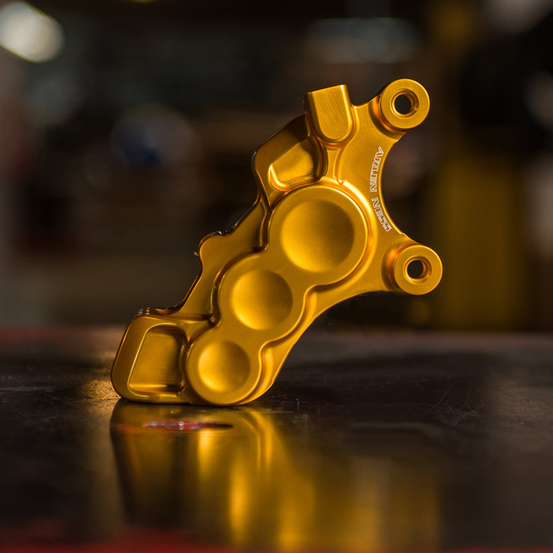 6-Piston Differential Bore Brake Calipers, 11.8" Gold