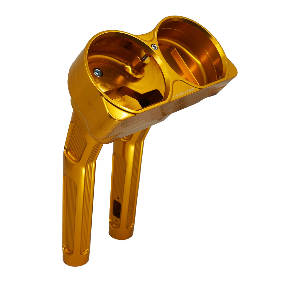 Method® Bagger Kickback Risers, Gold — Ramjet Racing