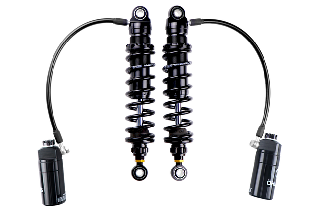 OHLINS BLACKLINE REMOTE RESERVIOR REAR SHOCKS HARLEY TOURING 14-PRESENT