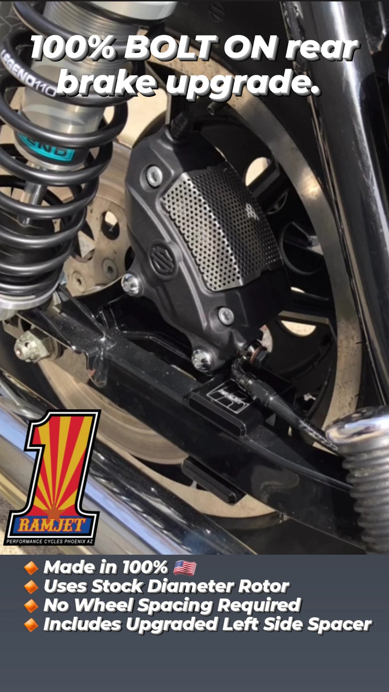 BREMBO REAR CALIPER BRACKET- FXR MODELS