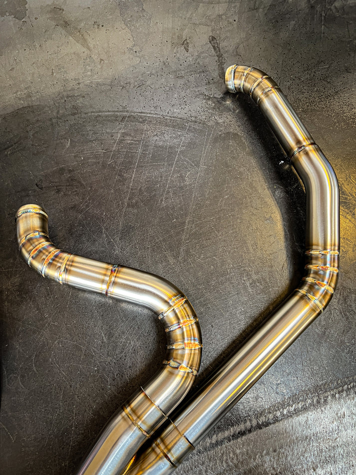SP CONCEPTS M8 SOFTAIL EXHAUST- BIG BORE 4.5 *WORKS EDITION*